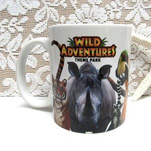WILD ADVENTURES THEME PARK Ceramic Coffee Mug Animals Clyattville Georgia